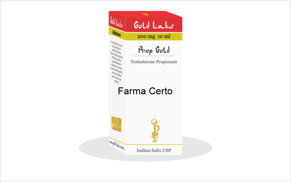 Propionato de testosterona gold labs